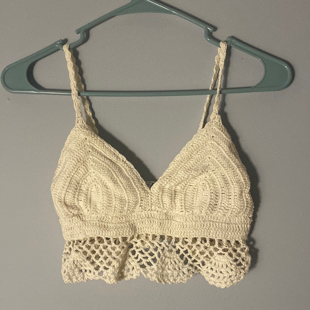 American Eagle crocheted bralette size XS
